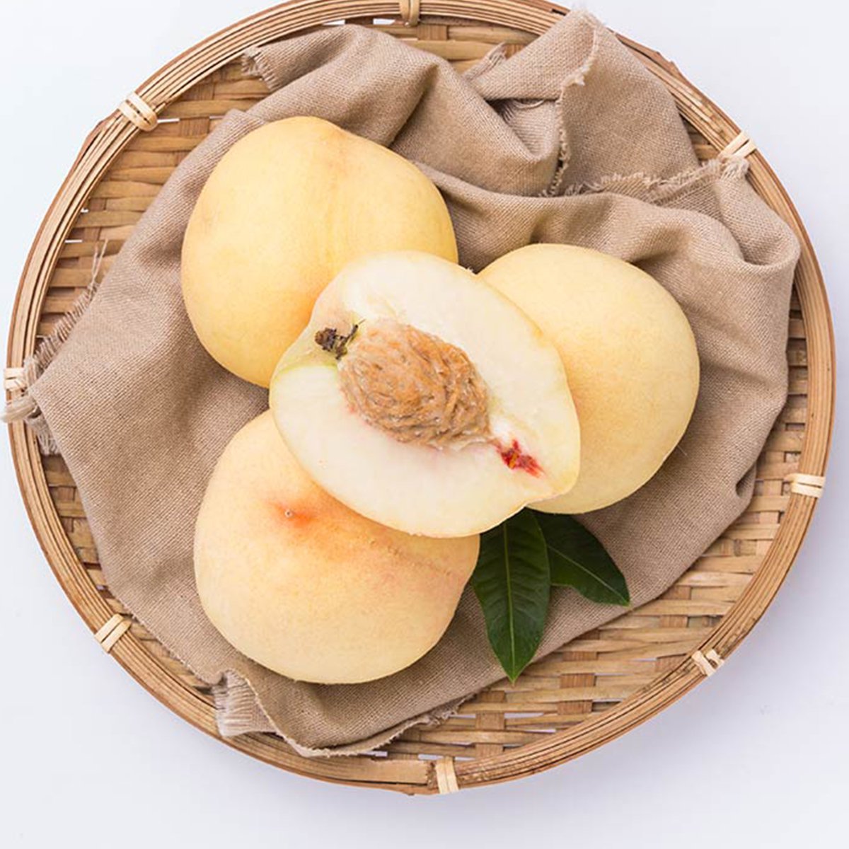 花果鲜花果山 山东白雪蜜桃9个装 3~3.8斤color其它颜色_唯品会