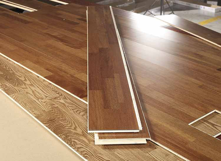 圣象地板nk8303番龙眼三层实木复合地板适用地暖实木地板