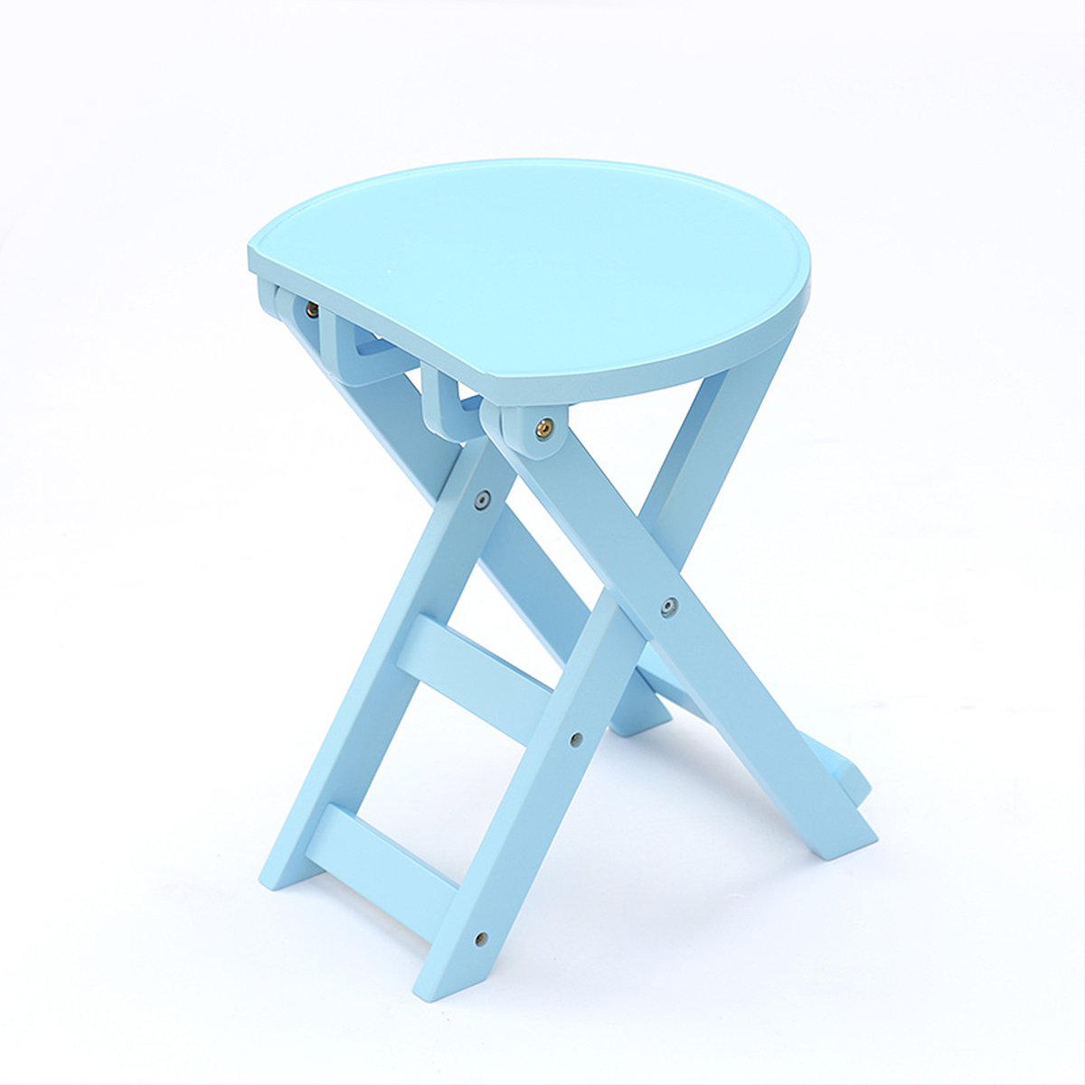 免安装 实木折叠凳多彩创意折凳多功能凳子可折叠吧凳家用餐凳