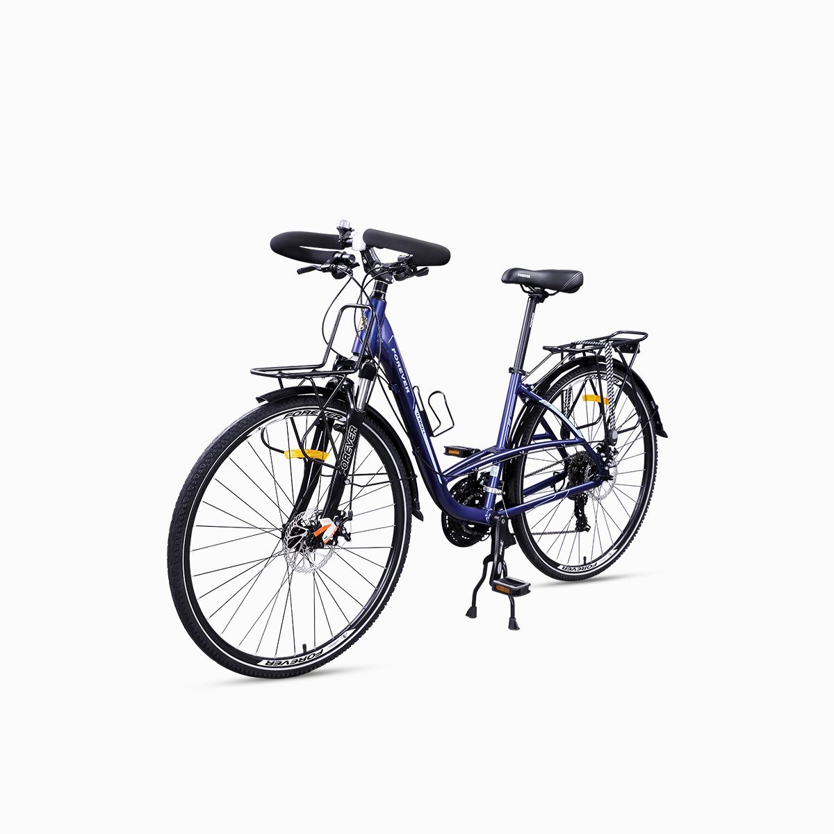 forever自行车24变速700c女款旅行山地车公路自行车