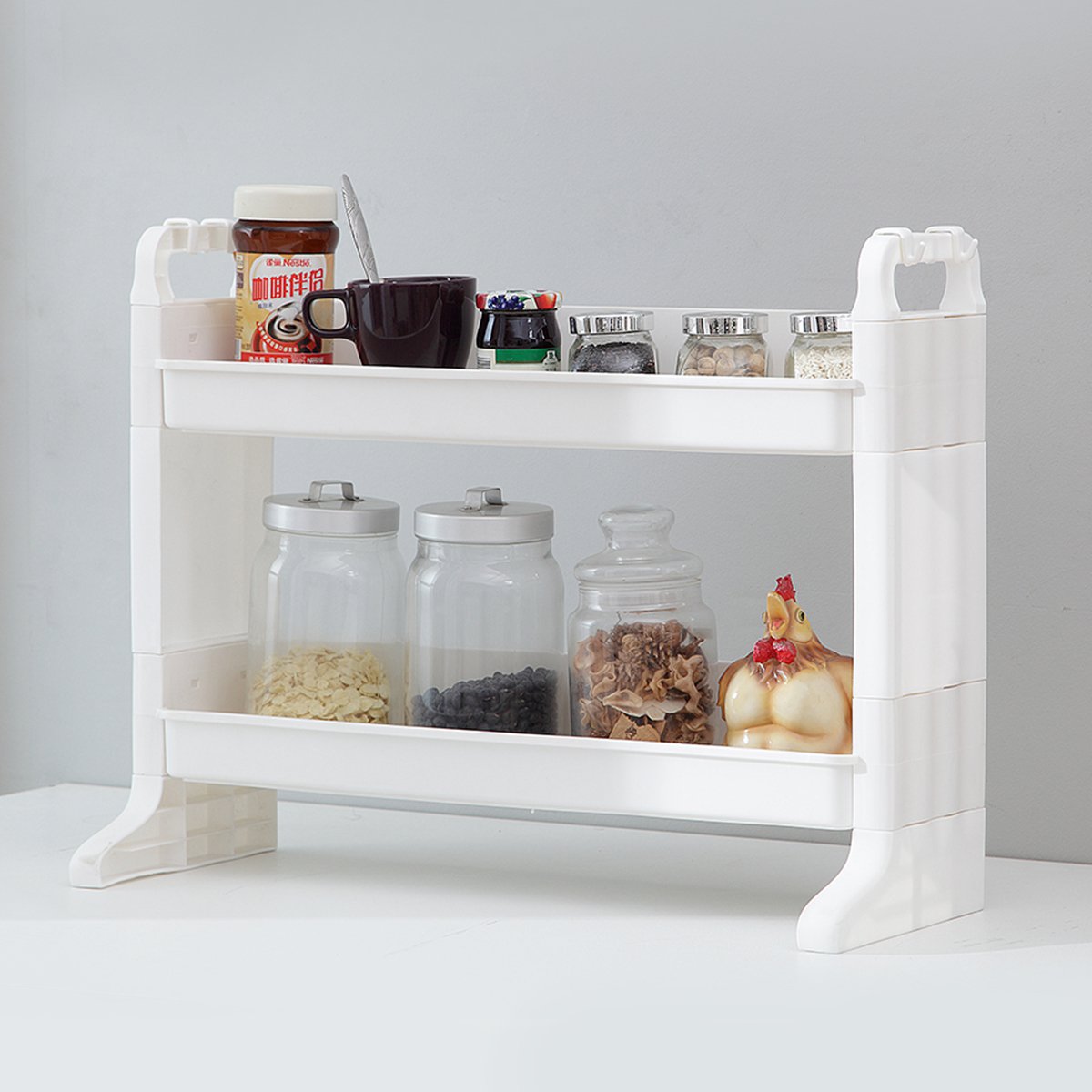 两层多用置物架厨房浴室收纳储物架