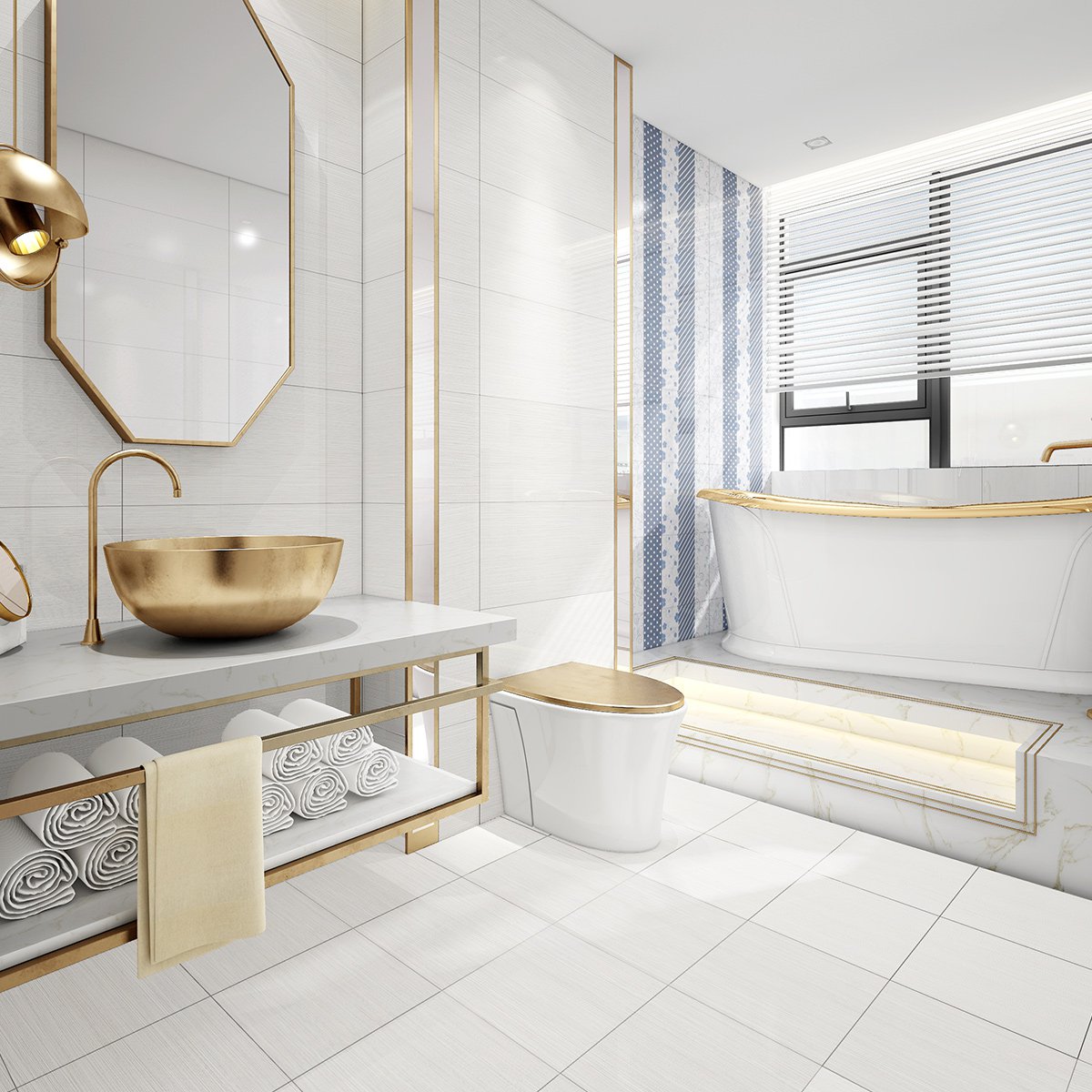 新中源瓷砖卫生间地板砖简约现代浴室防滑地砖300x600厨房墙砖爱丽丝