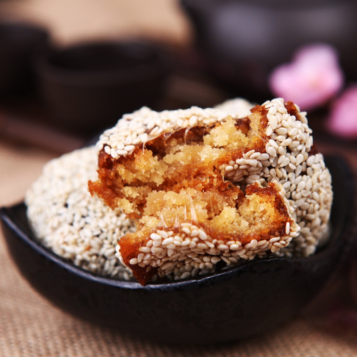 山西特产闻喜煮饼袋装300g*3 传统糕点美食 小吃茶点心包邮