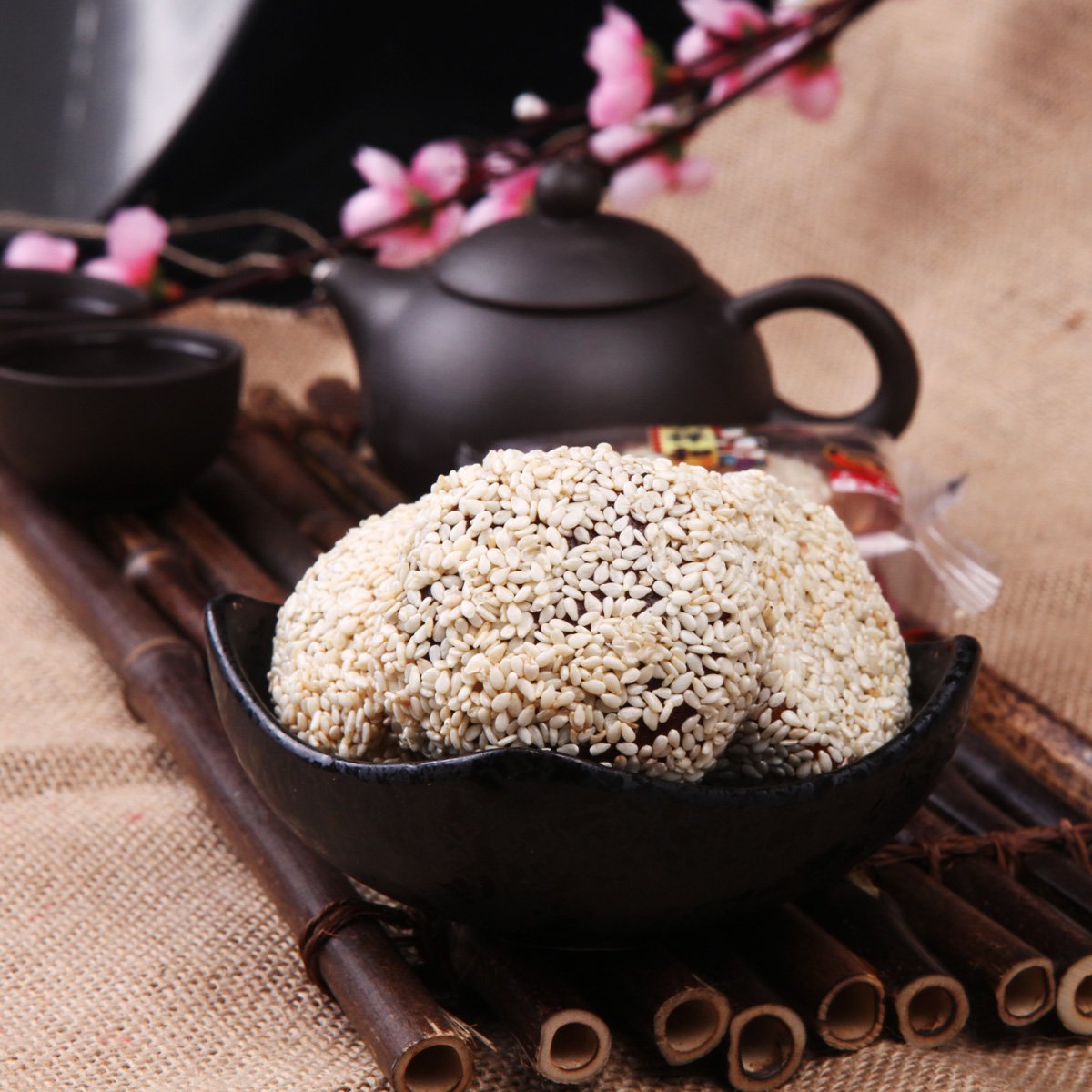 山西特产闻喜煮饼袋装300g*3 传统糕点美食 小吃茶点心包邮