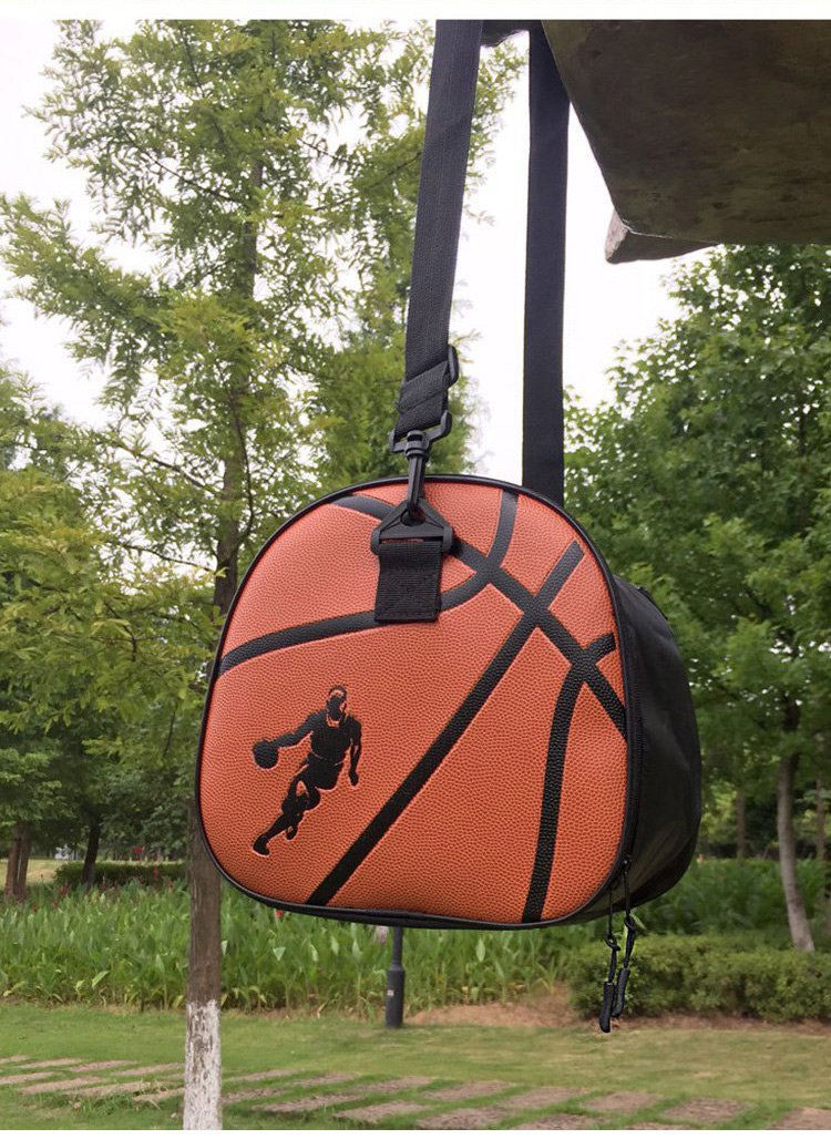 牛皮篮球加篮球背包组合 运动户外锻炼篮球包便携户外打球nlb