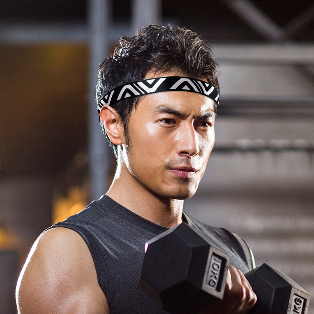 运动头带 健身头带男运动吸汗带女篮球跑步导汗头巾吸汗头巾防汗头套