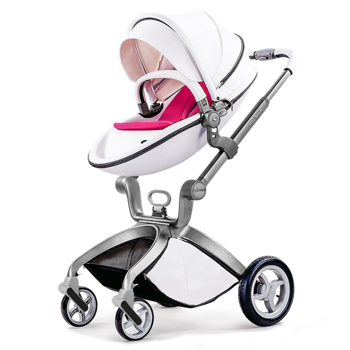 hotmom婴儿推车高景观可坐可躺折叠轻便英国进口宝宝儿童手推车