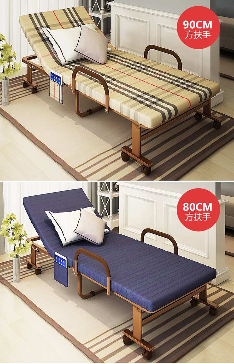 多功能简易折叠床单人床家用午睡床双人拆叠床铁行军床陪护床办公室