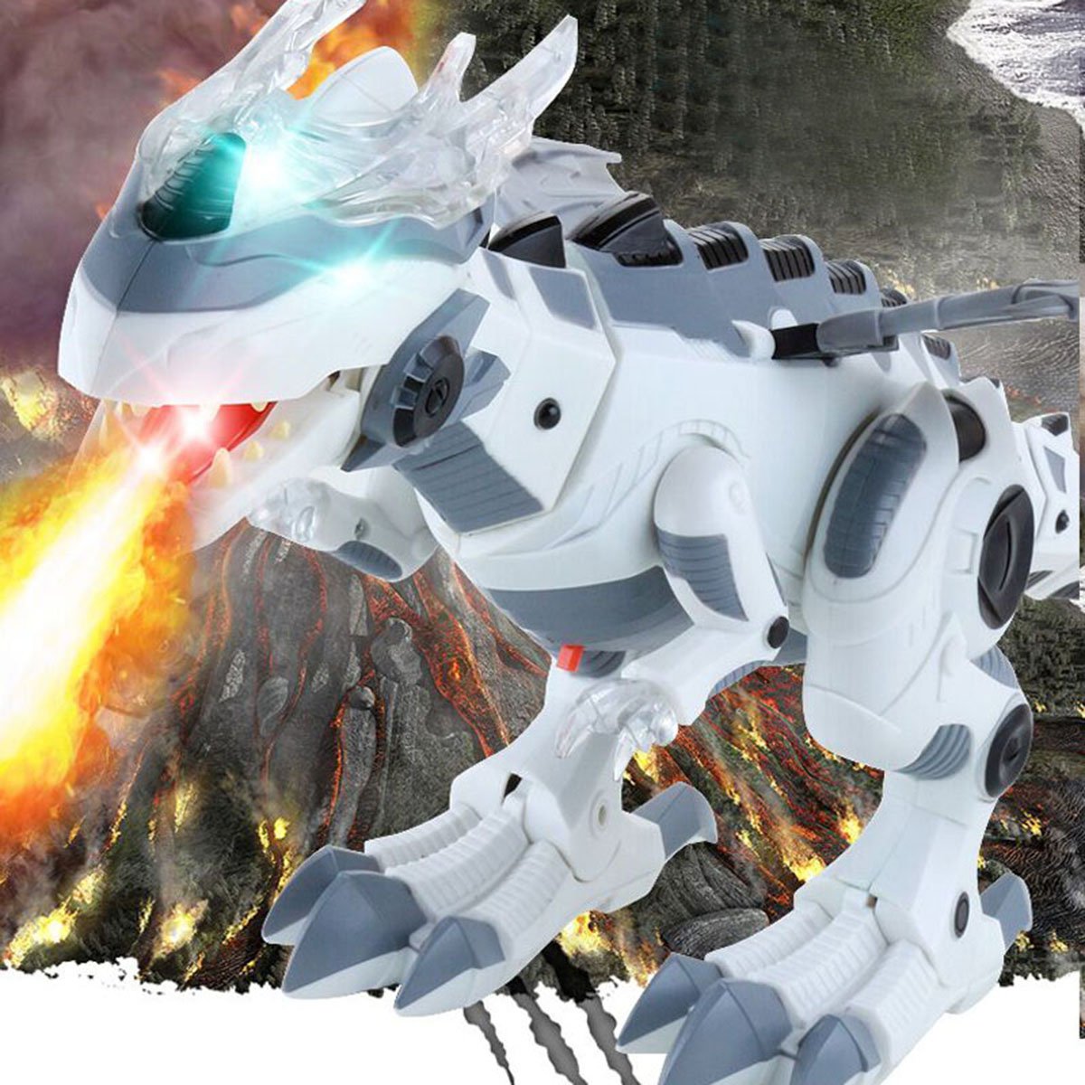 恐龙玩具仿真动物模型电动霸王龙会走路智能机器人儿童男孩3-6岁