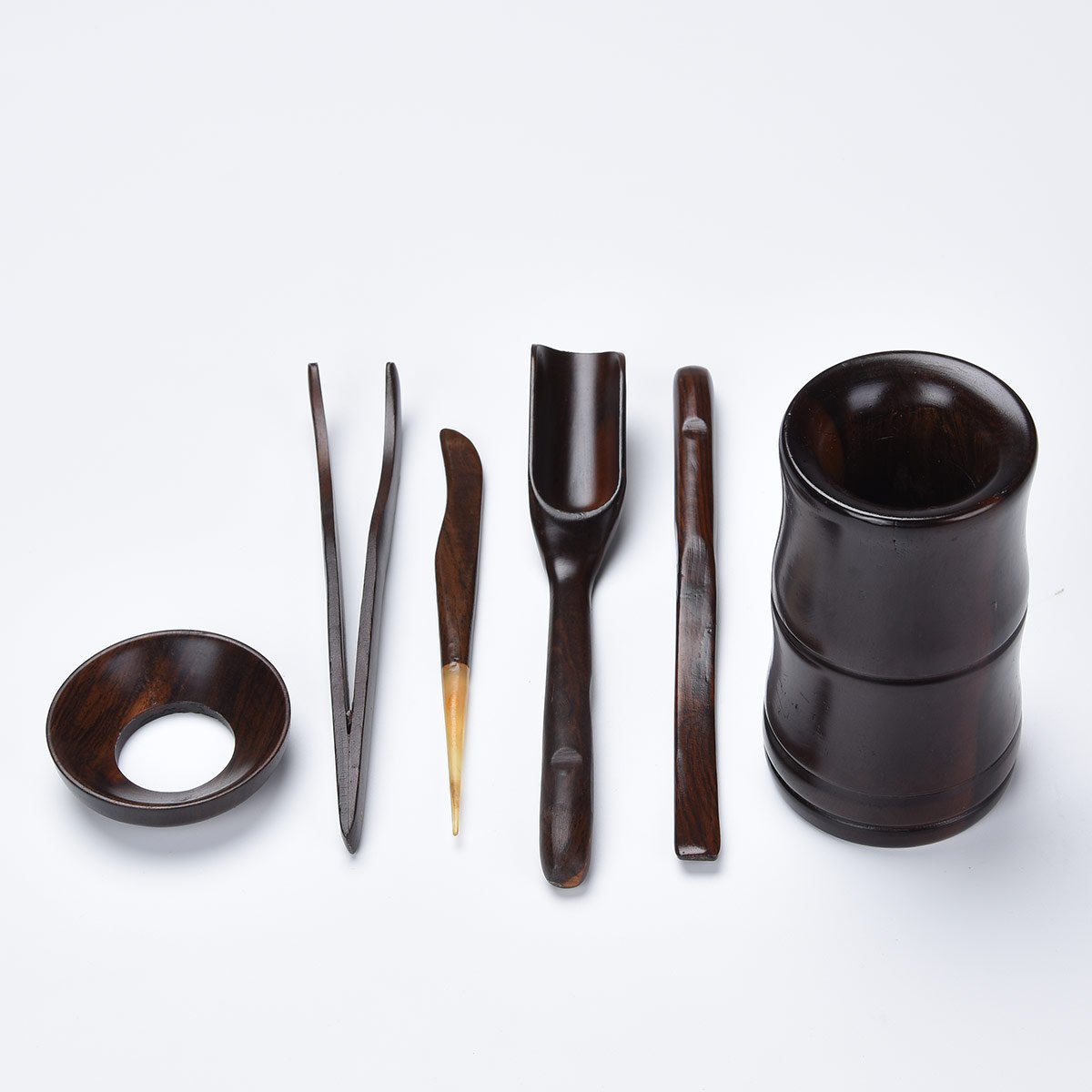 茶道六君子茶杯碗茶针茶夹茶漏茶匙茶则茶具功夫茶具配件