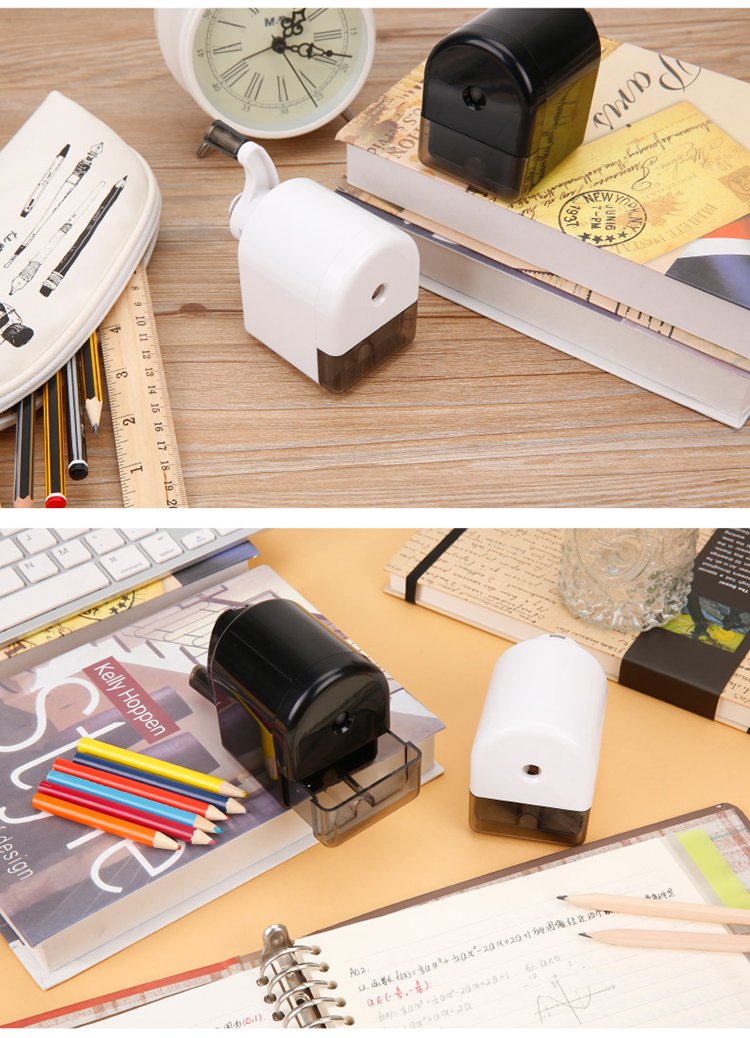 晨光文具儿童学生手摇削笔刀削笔机削笔器简约可调节卷笔刀单个