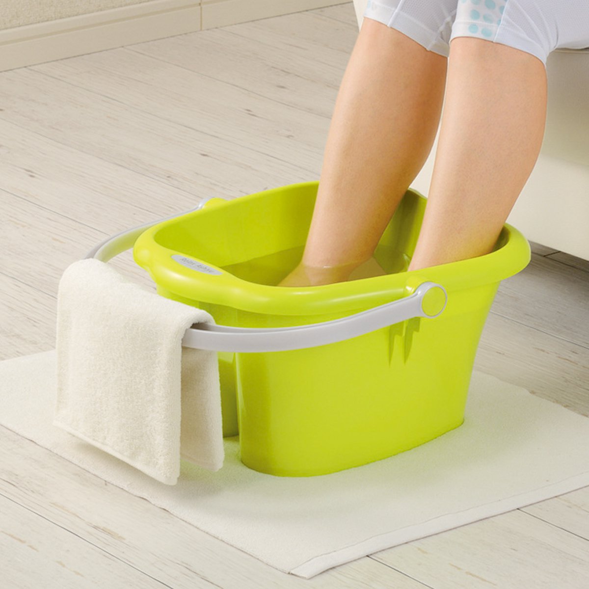 日本进口高品质足浴桶脚底按摩足浴盆泡脚桶塑料脚盆足疗桶