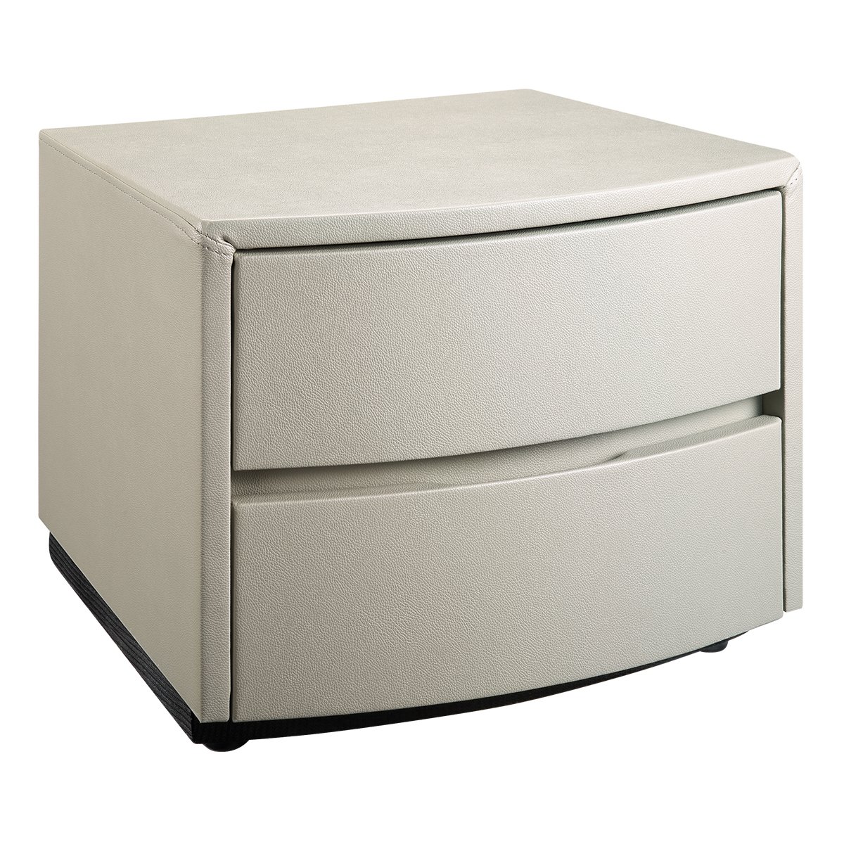 慕思床头柜 收纳小柜子卧室床头柜储物二斗柜acq2-006