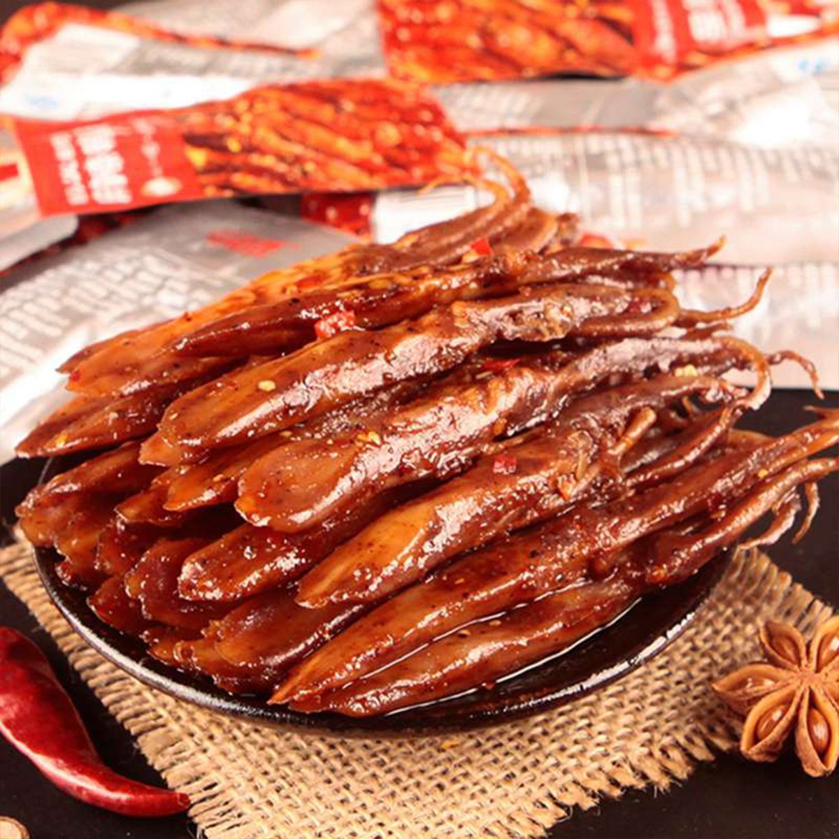 蜀道香 麻辣鸭舌100g 四川特产卤味小零食熟食 鸭肉类零食