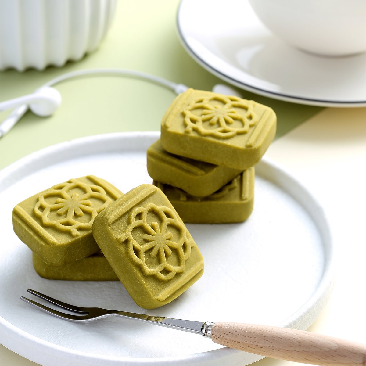 味back西湖龙井糕200g/盒 吃一口茶香绿茶绿豆糕糕点