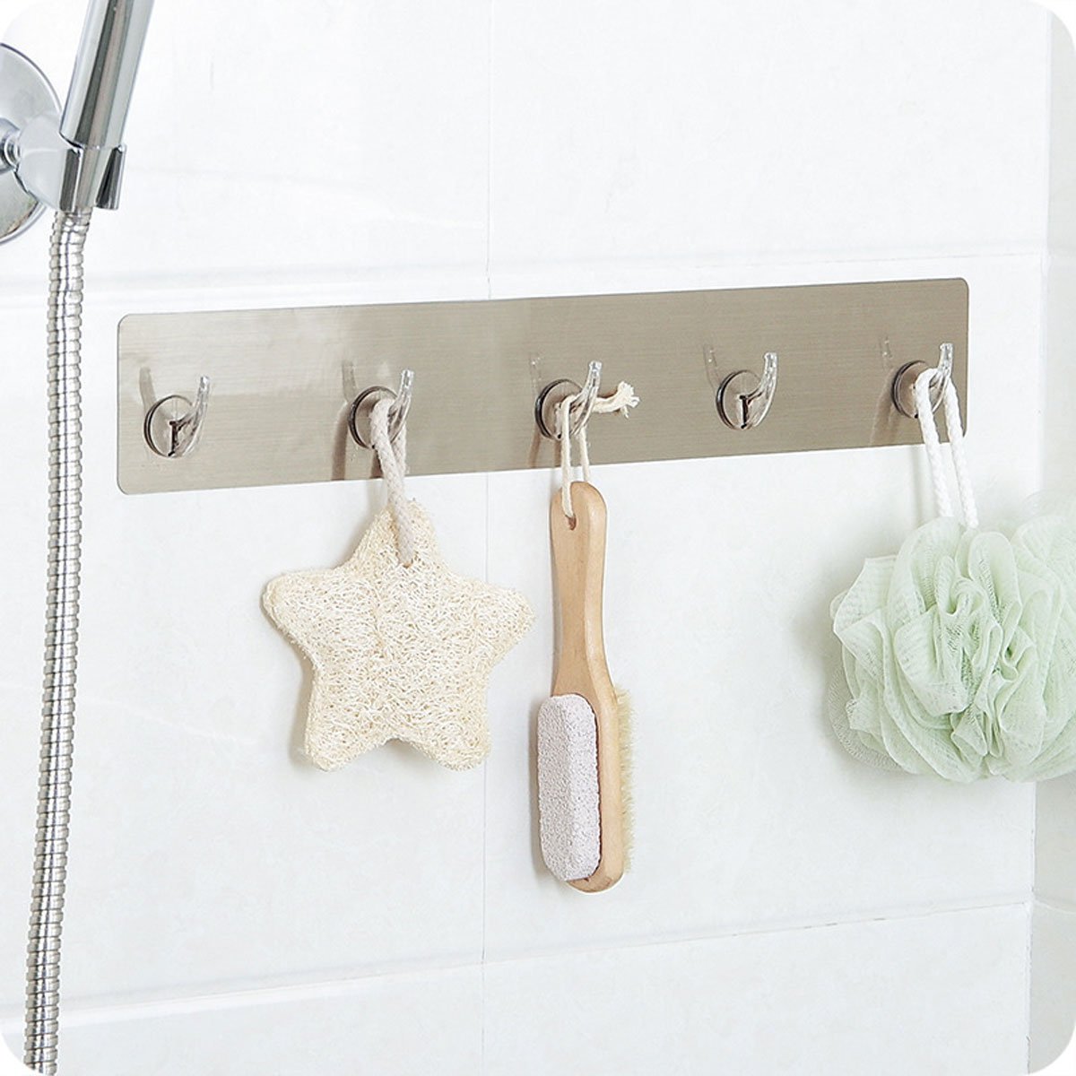 名豹厨卫旗舰店强黏胶无痕贴挂钩厨房壁挂钩子浴室墙壁免打孔挂勾门后