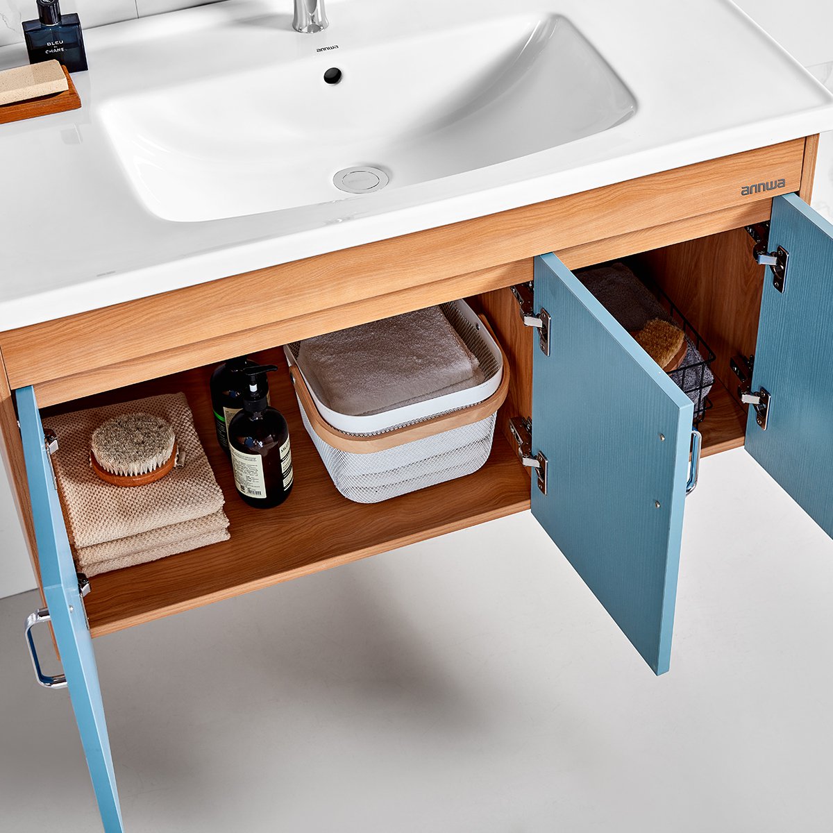 卫浴柜实木浴室柜组合 洗脸盆洗漱台洗手池防潮洗手盆卫生间洗脸盆柜