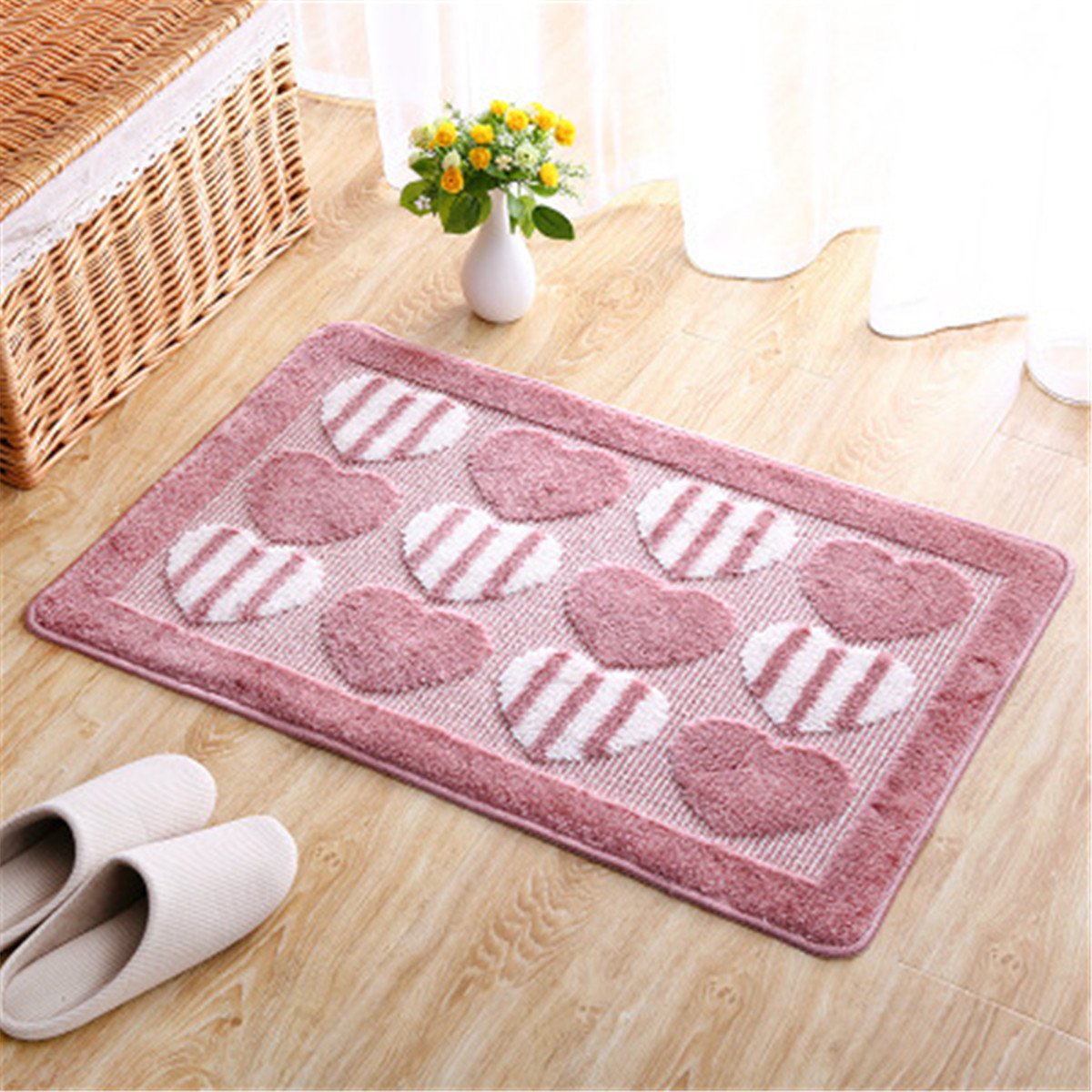 欧式家居丙纶进门地垫 家用入户玄关卫生间门口耐磨防滑脚垫