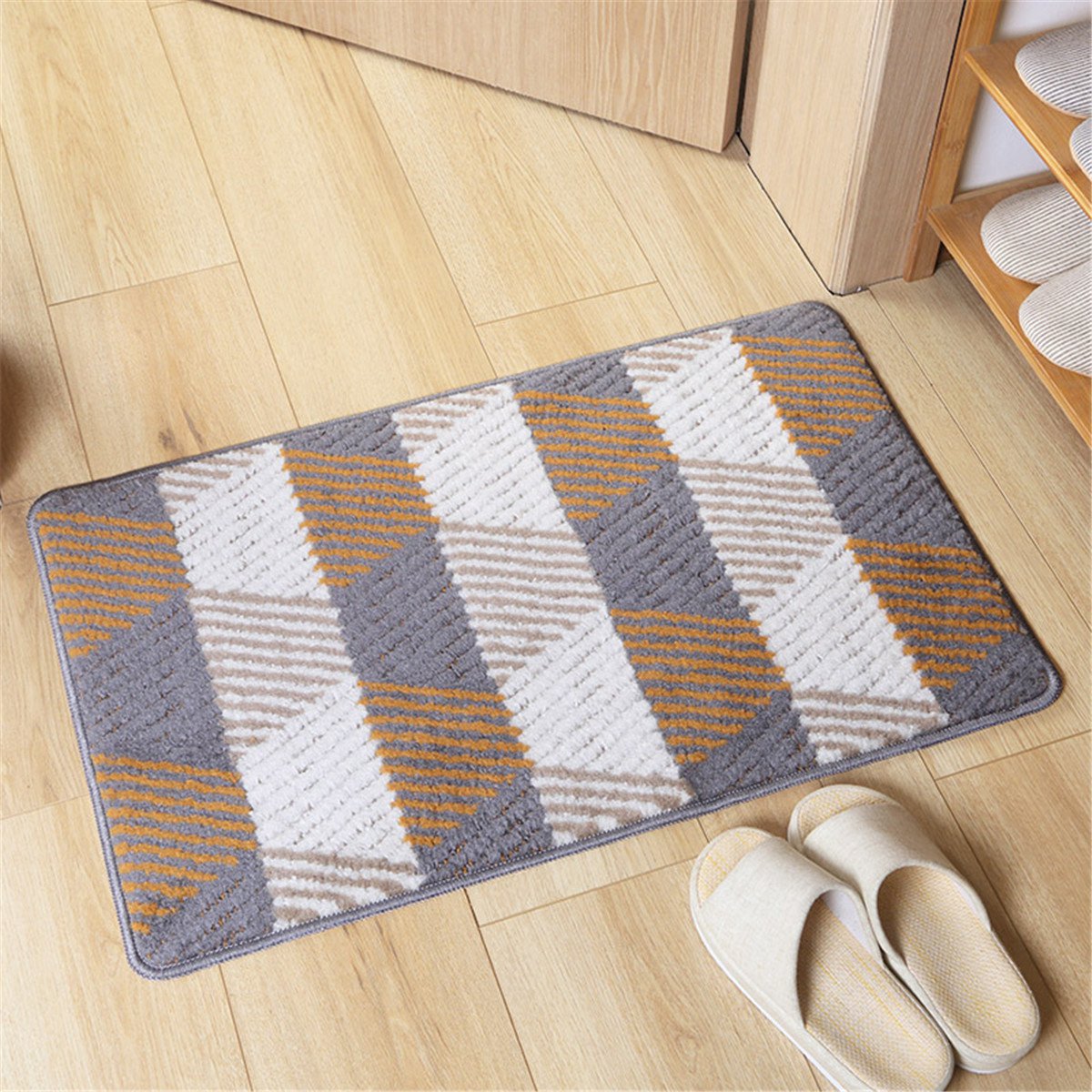 欧式家居丙纶进门地垫 家用入户玄关卫生间门口耐磨防滑脚垫