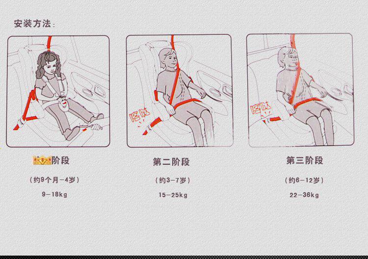 小龙哈彼 儿童安全座椅9个月