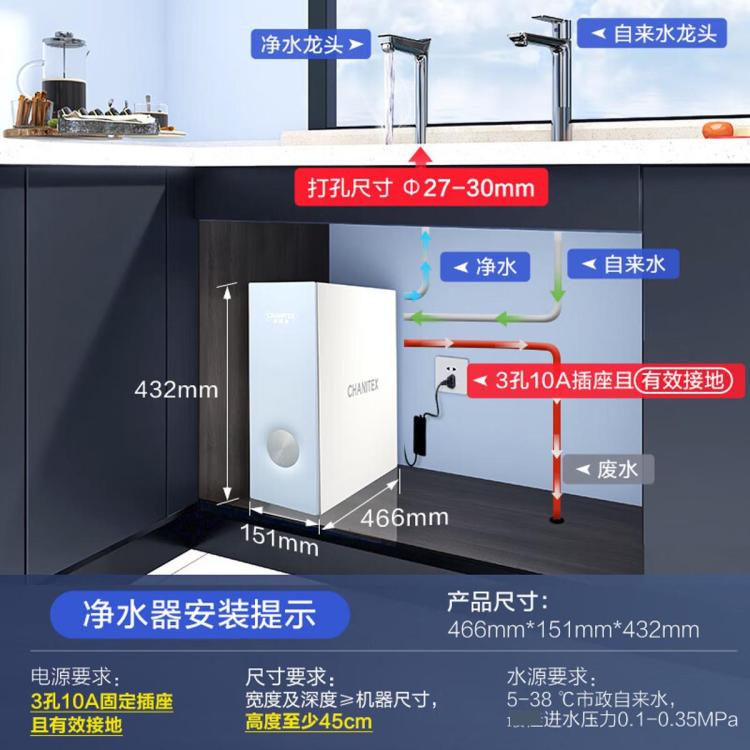 佳尼特 【重磅新品】史密斯佳尼特蓝鲸净热一体Pro净水器5档控温真开水