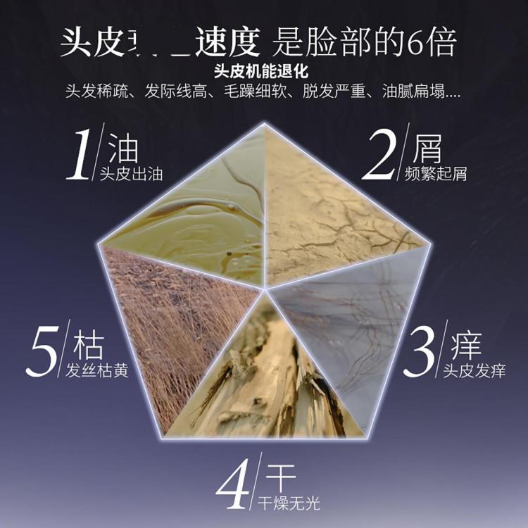 资生堂专业美发 头皮生机洗发水控油蓬松持久留香强韧不老林1.45L节日礼物