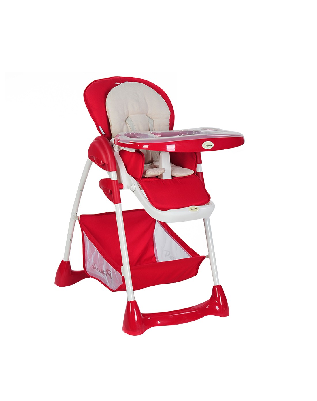 pouch推车专场多功能折叠便携式宝宝餐椅k0206红pc01rr_唯品会