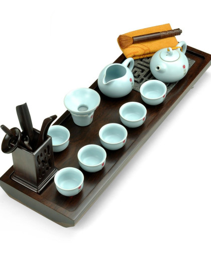 黑檀双福茶具套装 2款可选