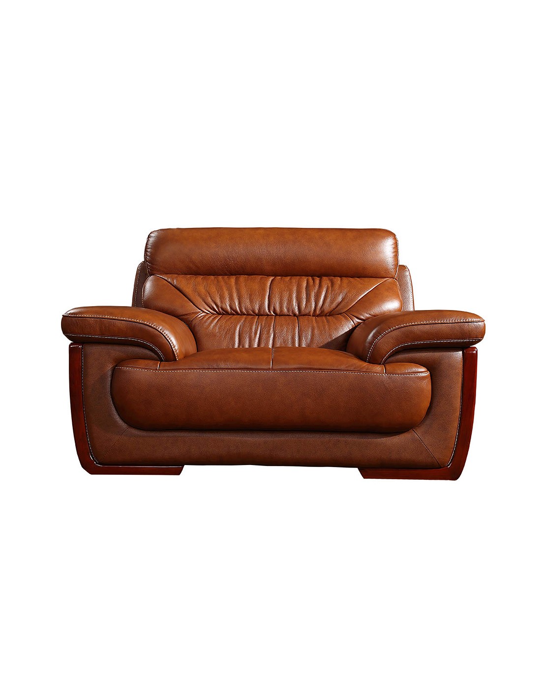 高档客厅别墅头层牛皮组合沙发