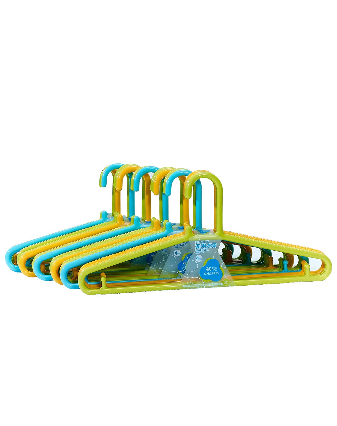 茶花家庭系列塑料衣架组合装