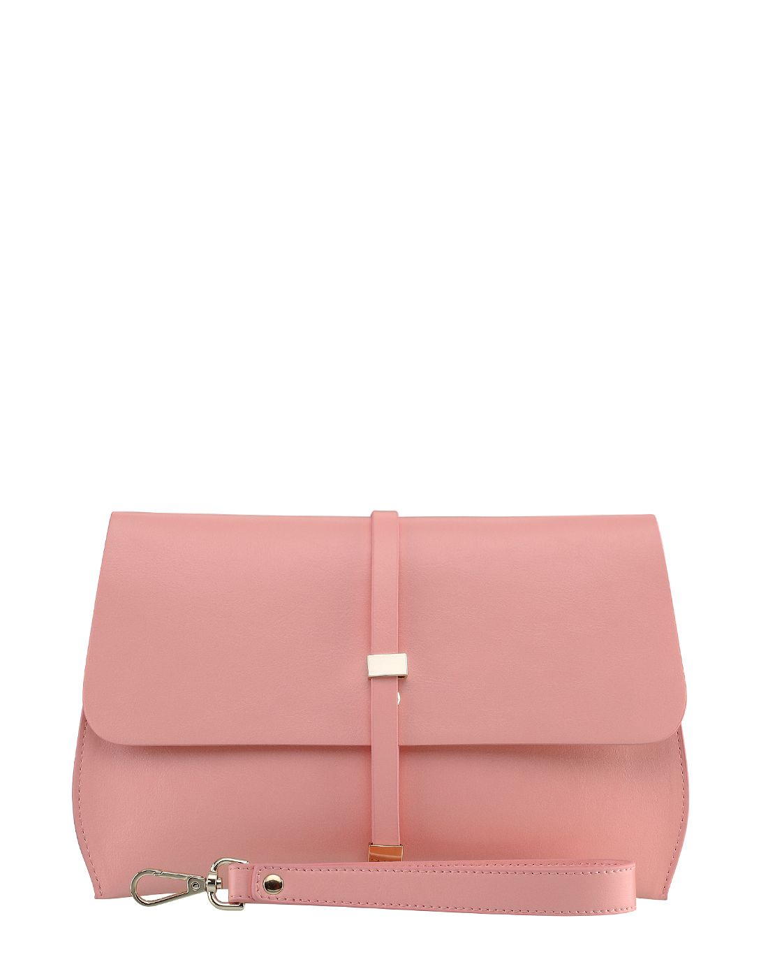 胭脂粉色时尚潮流油蜡牛皮单肩/斜挎小包