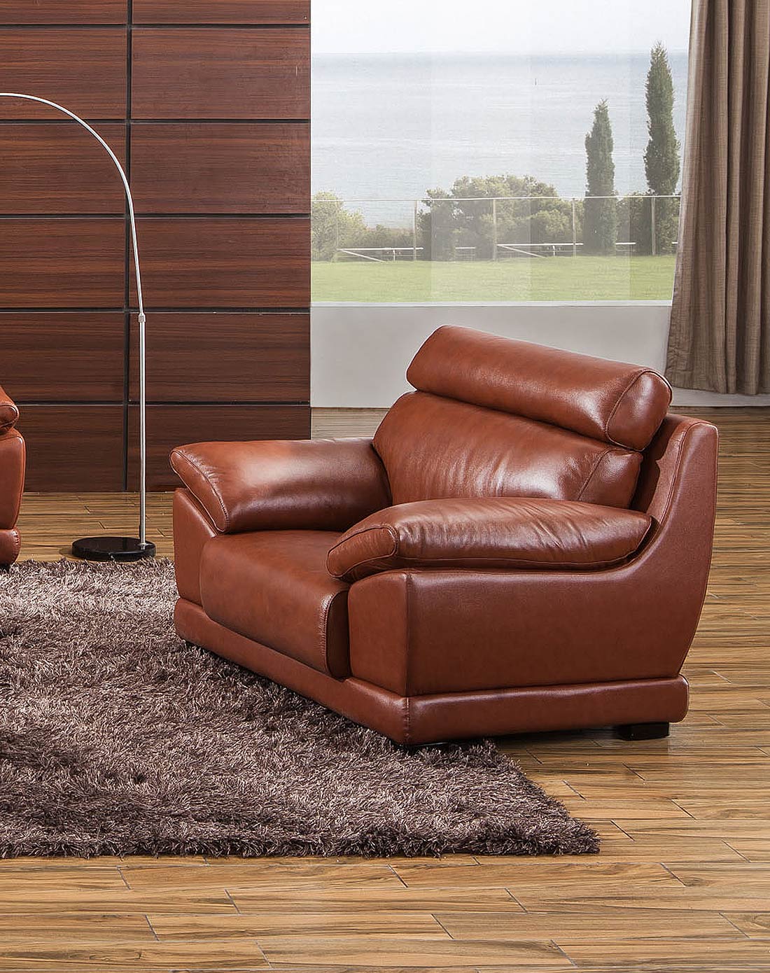 奢华高档头层牛皮组合沙发9062