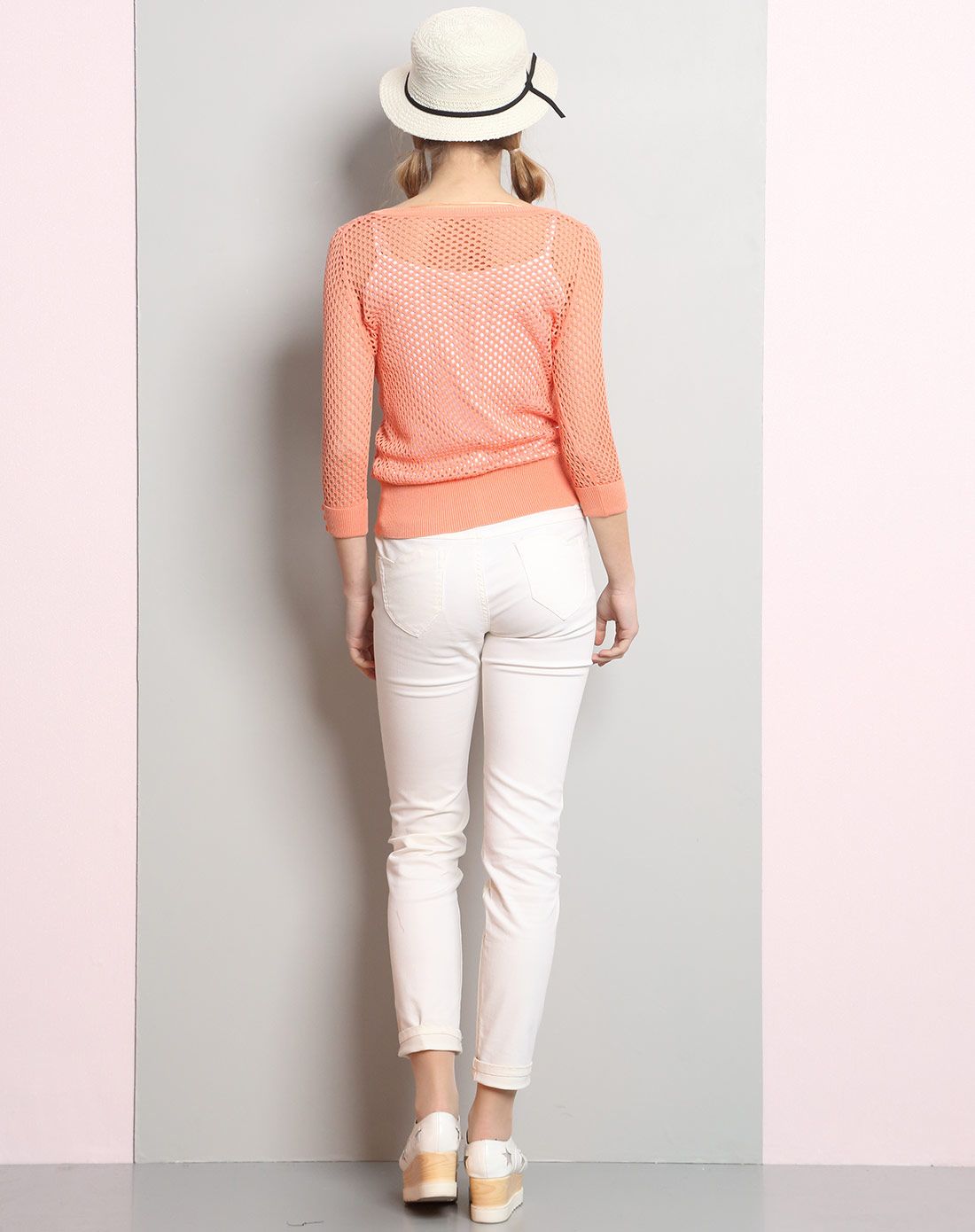 yilian粉橙/毛织外套cz3135440921_唯品会