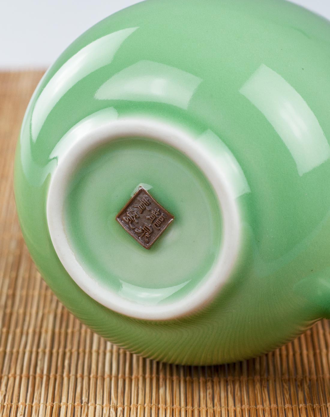 弟窑梅子青 龙泉青瓷随意杯