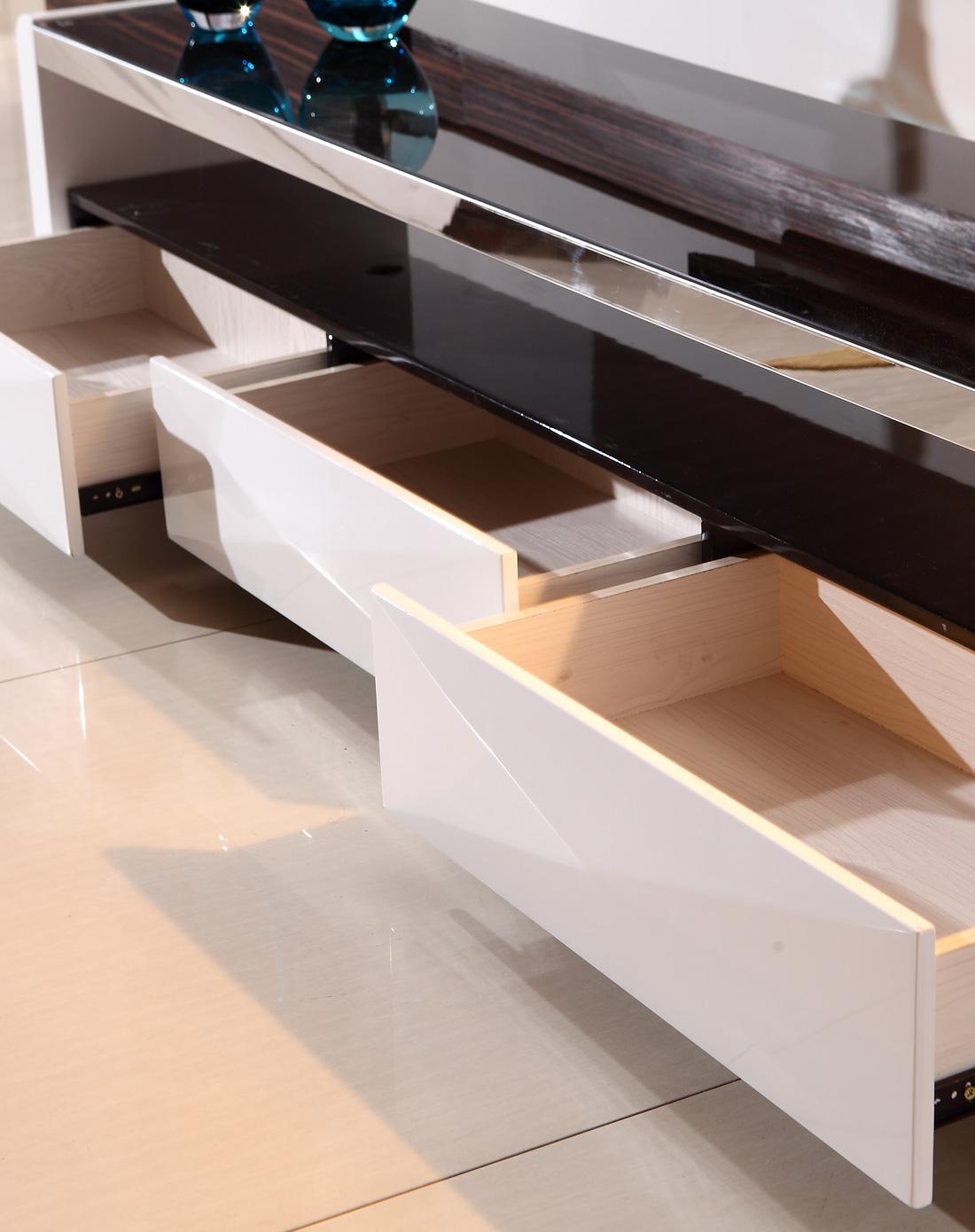 几度jidu家具专场白色钢琴烤漆拉伸电视柜jdtv9131_唯品会