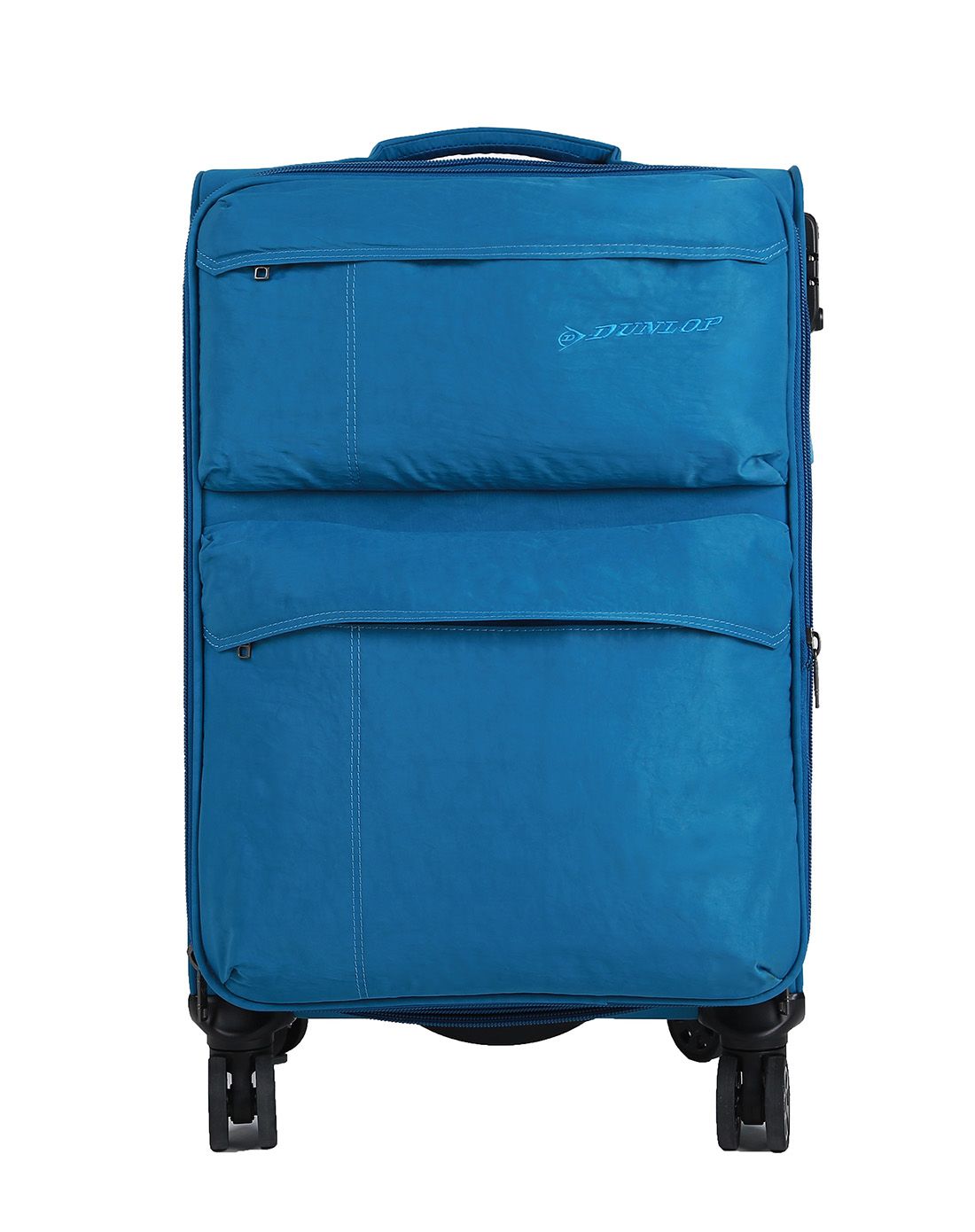 浅蓝色休闲万向轮拉杆箱28寸