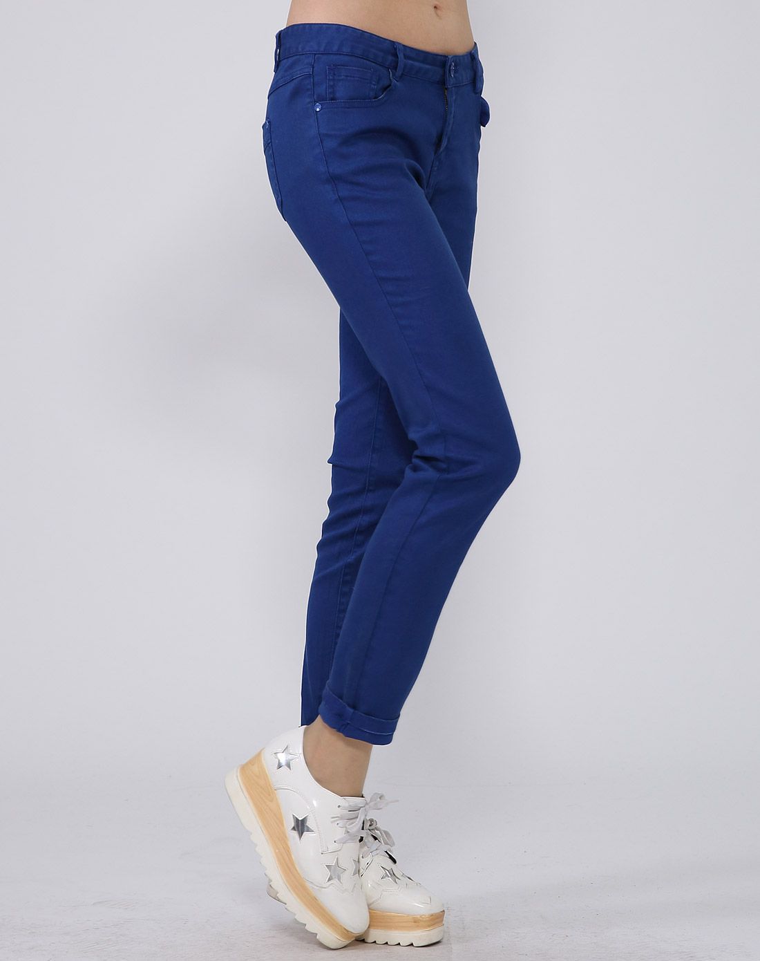 宝蓝/百搭彩色牛仔裤