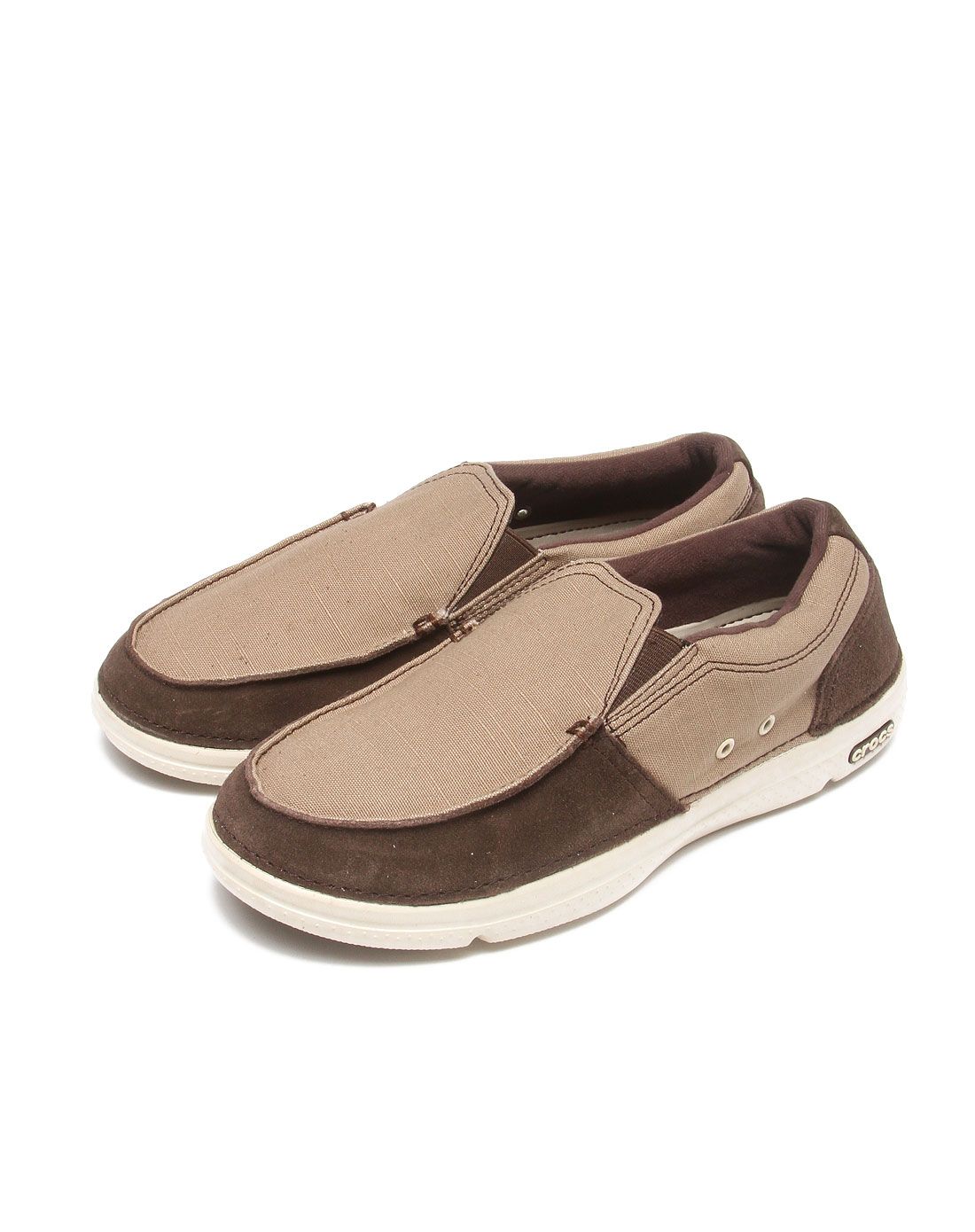 男式卡其/水泥灰色圣莫尼卡休闲鞋