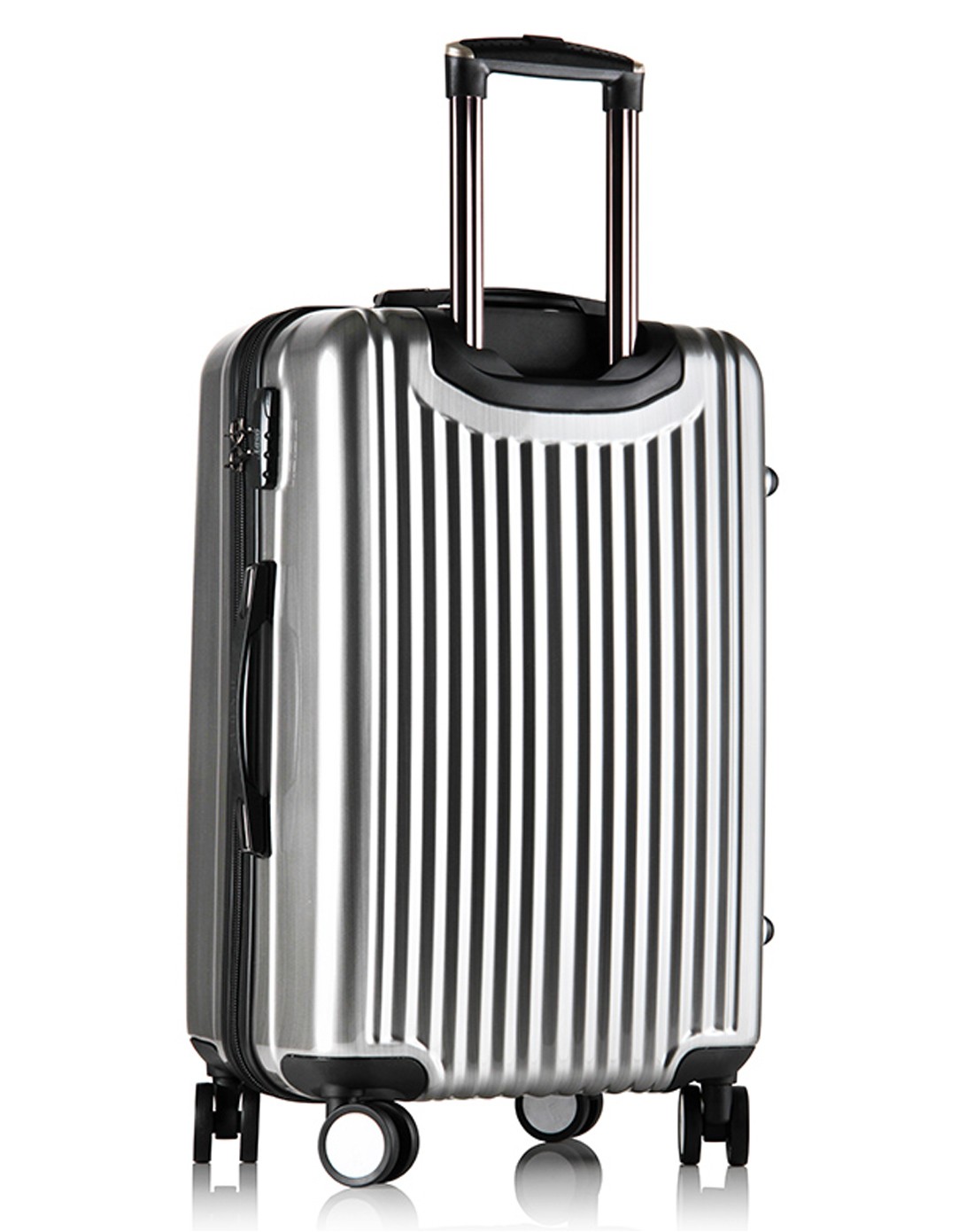 osdy镜面行李旅行箱24寸银色