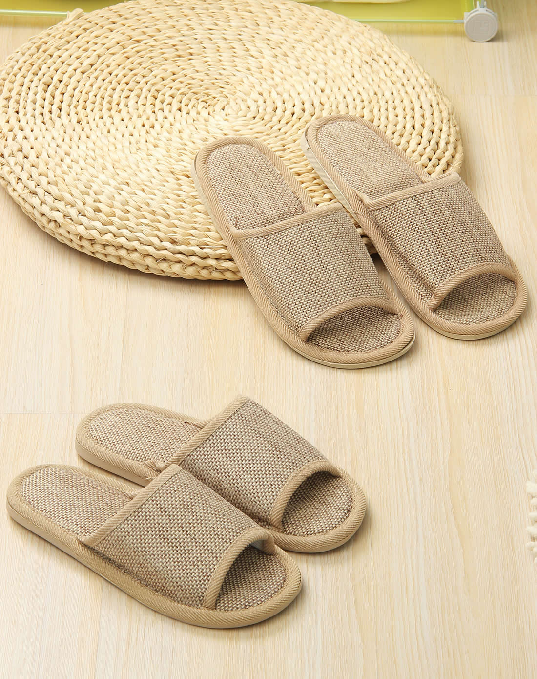 竹炭麻布拖鞋套装(m xxl)