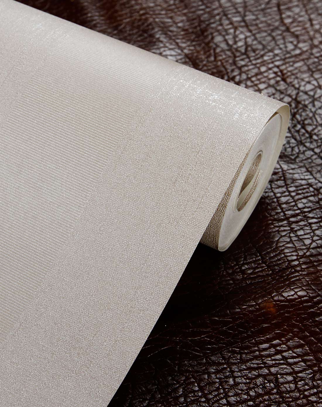 米白色简约天然pvc树脂工艺墙纸 2件起售