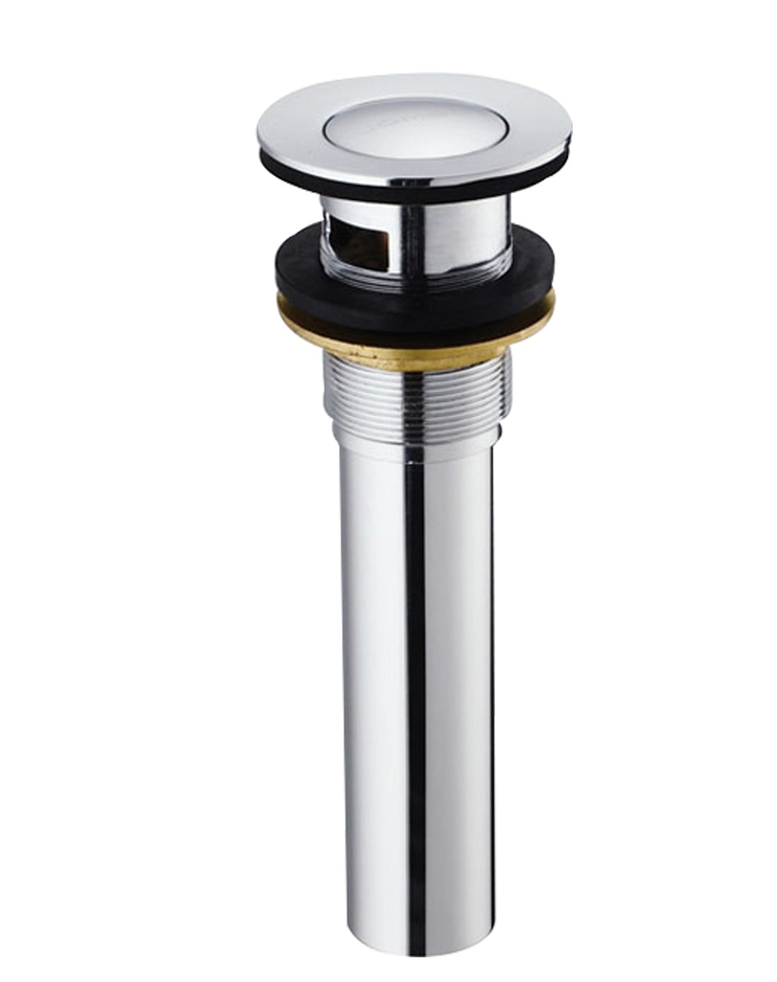 弹跳式带溢水口面盆下水器 下水管套餐