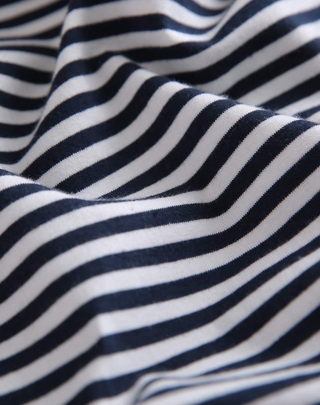 女式蓝白条背心t恤