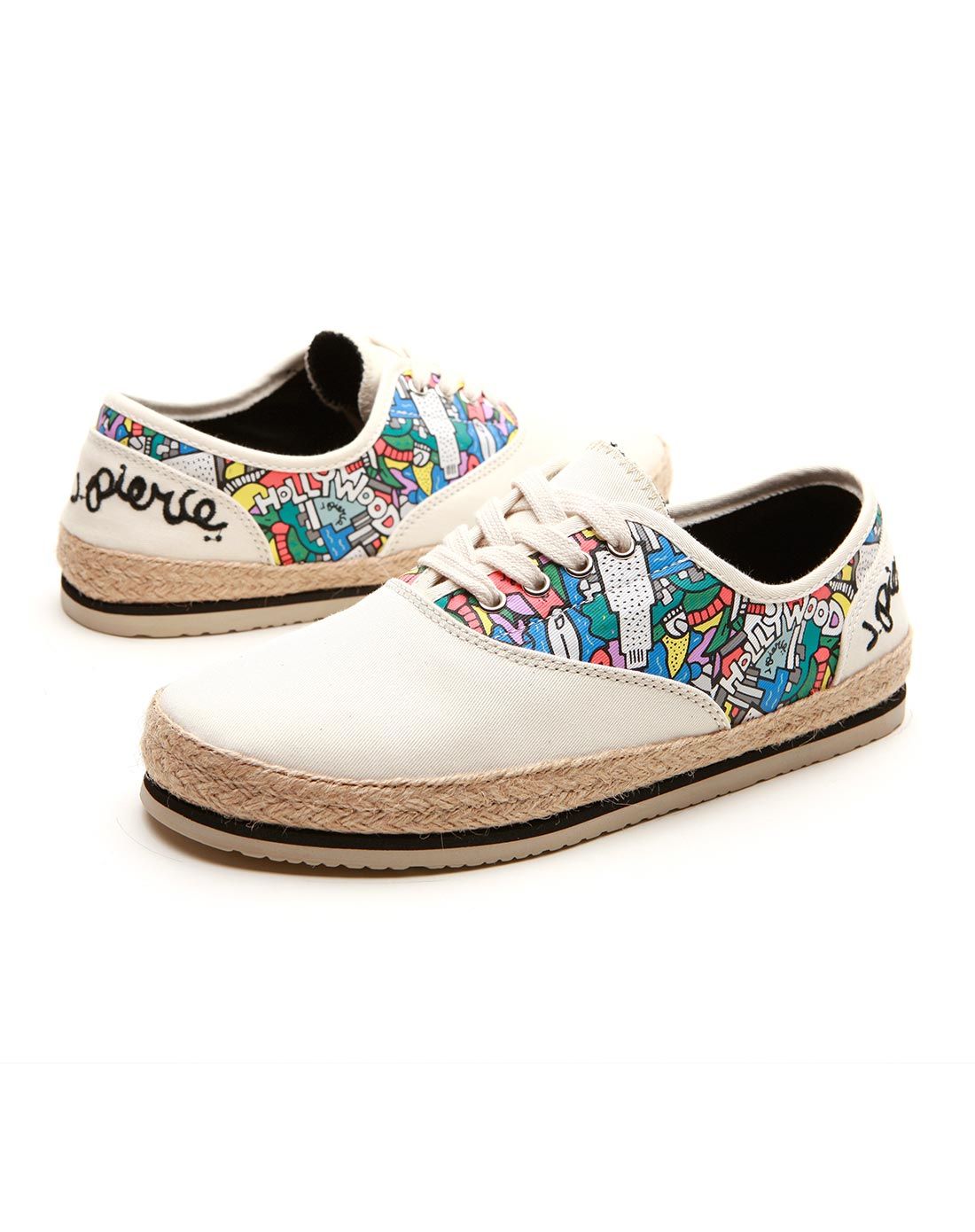 设计师款快乐玛丽男鞋涂鸦绑带休闲鞋