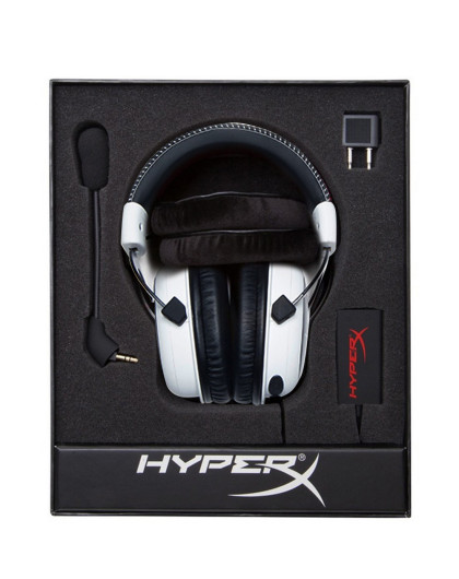 骇客电竞专业耳机白色