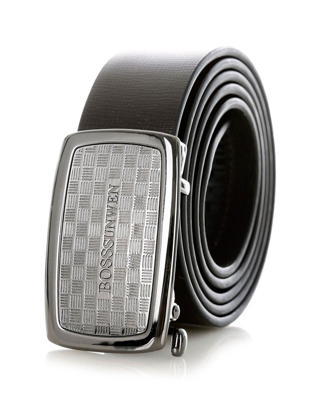 男款深啡色经典时尚休闲腰带