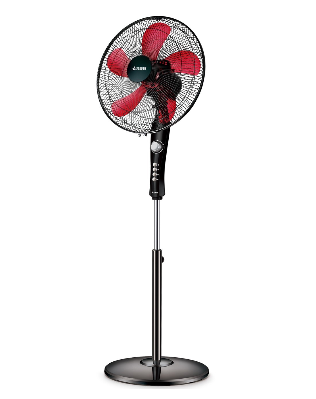 > 舒享清风凉意五叶机械落地扇