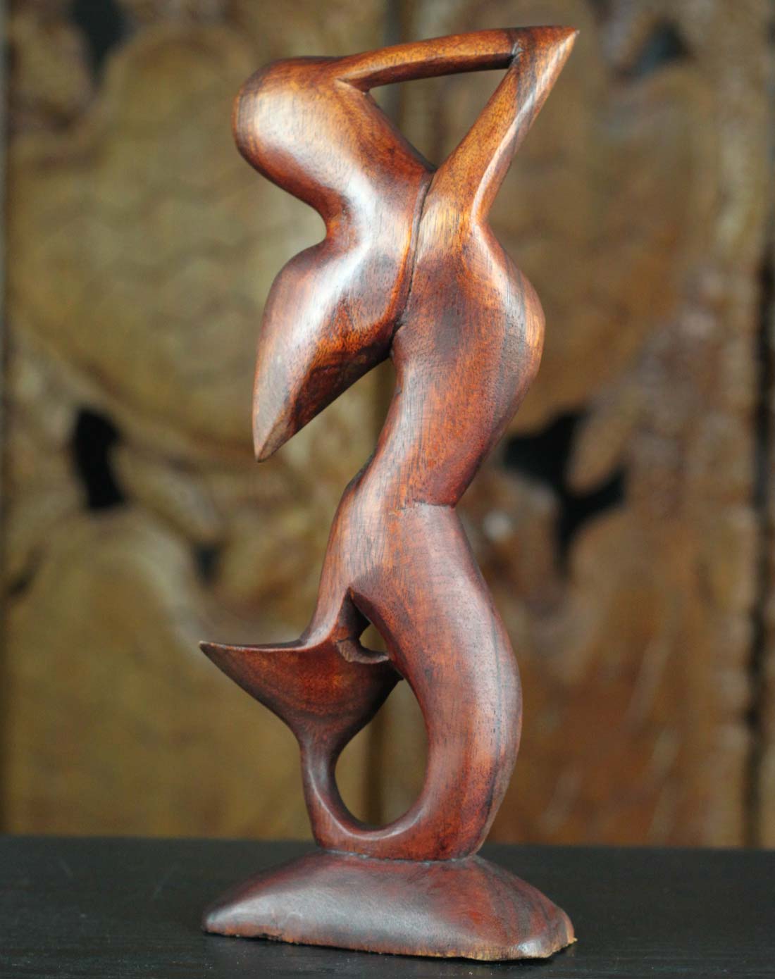 木雕美人鱼*巴厘岛工匠打造