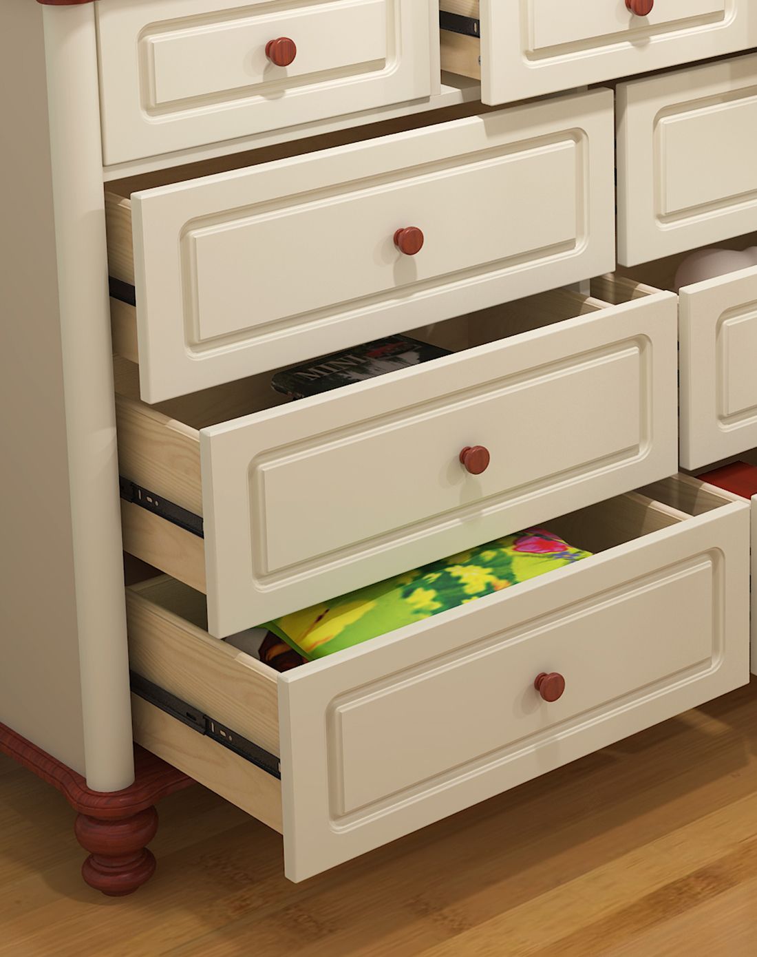 地中海储物九斗柜