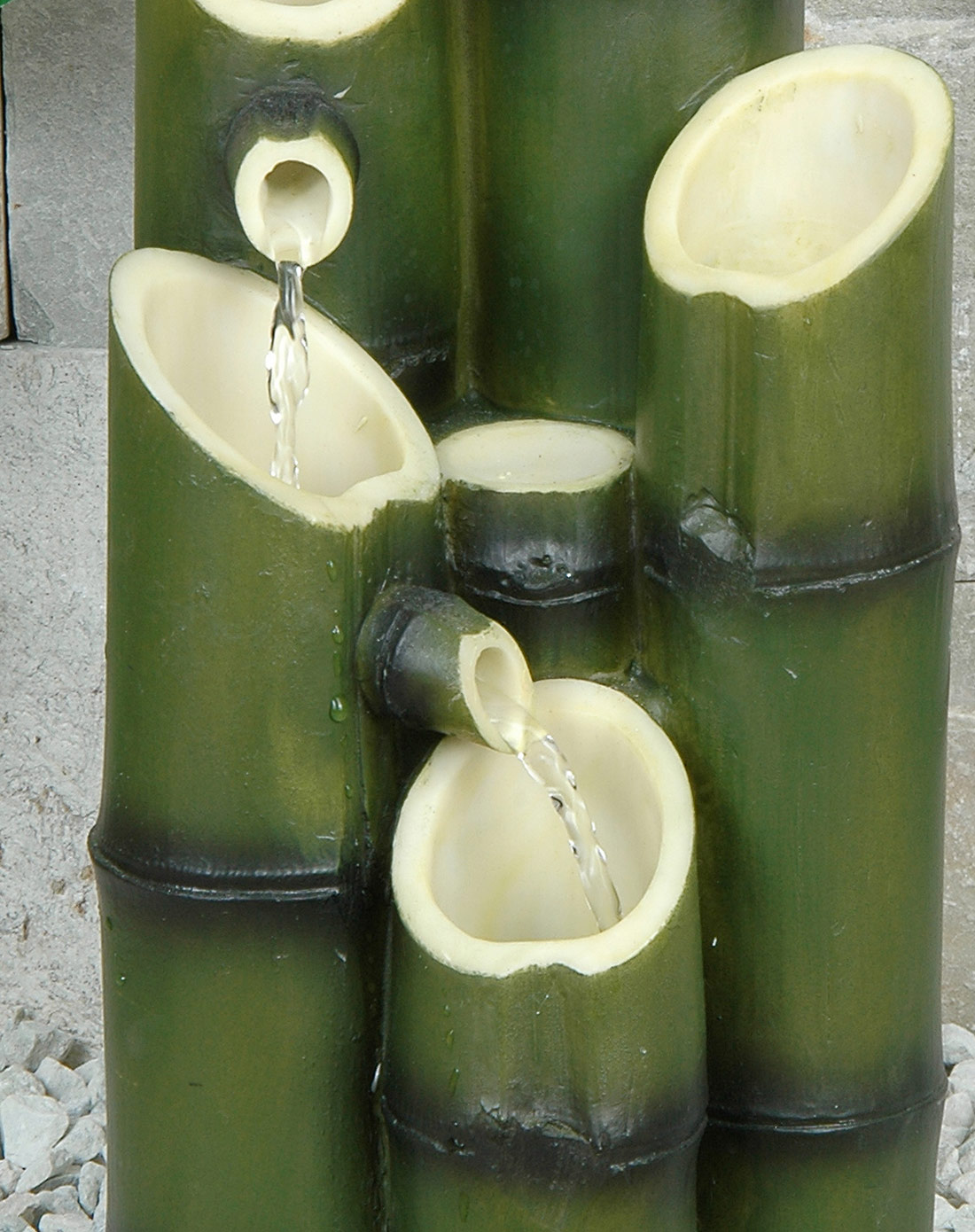 家居饰品客厅流水 绿色自然清新竹子